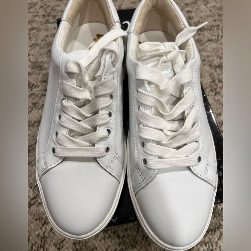 Sam Edelman white leather Ethyl sneakers NWT